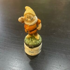 Disney Dwarf 2.5 H Trinket Box "Doc" /trinket PHB collection